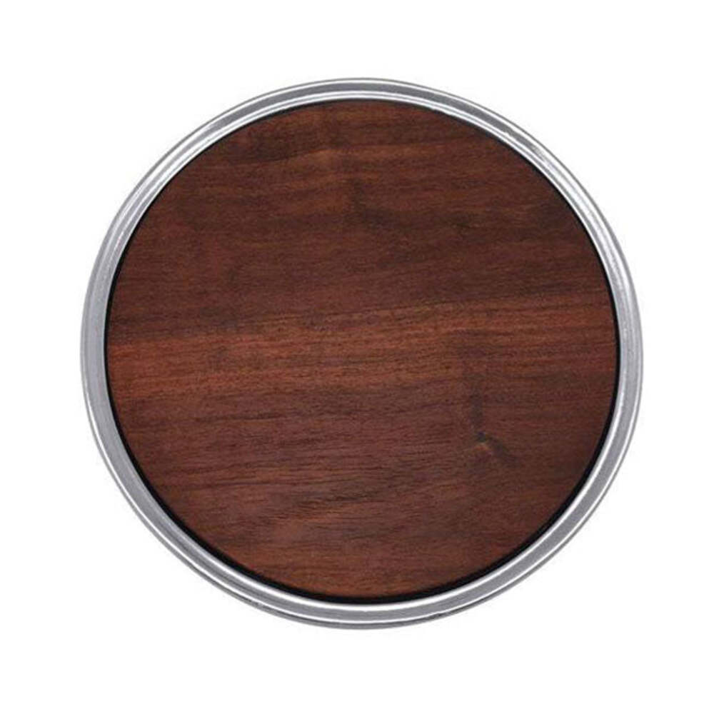 Signature Round Cheese Board With Dark Wood Insert by Mariposa