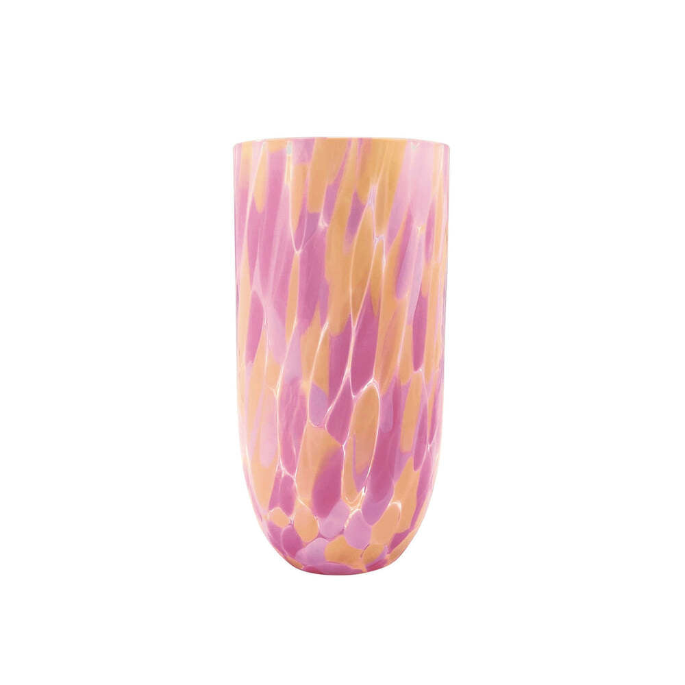 Sip Sip Apricot Splash Drinking Glass by Mariposa