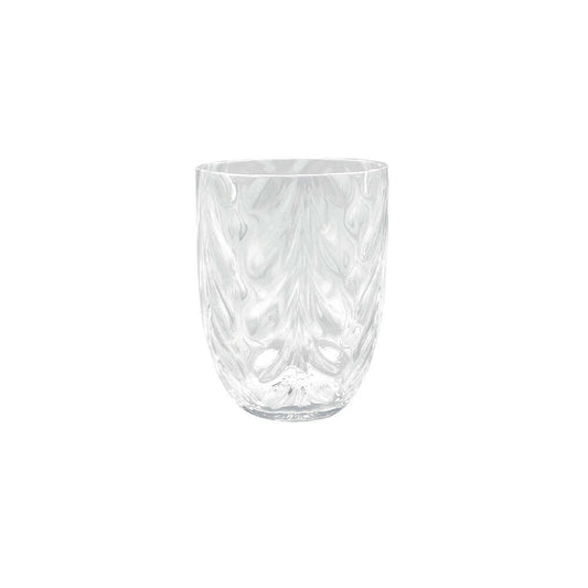 Sip Sip Wave Crystal Clear Stemless by Mariposa