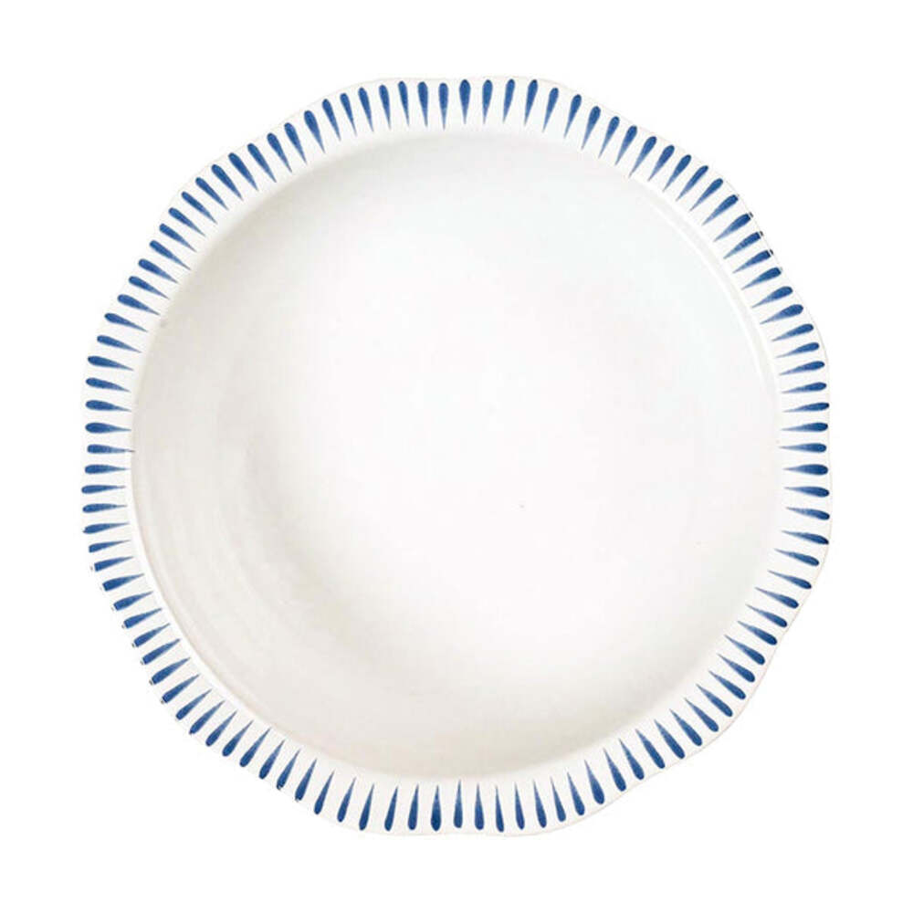 Sitio Stripe 12" Serving Bowl - Delft Blue by Juliska Additional Image-2