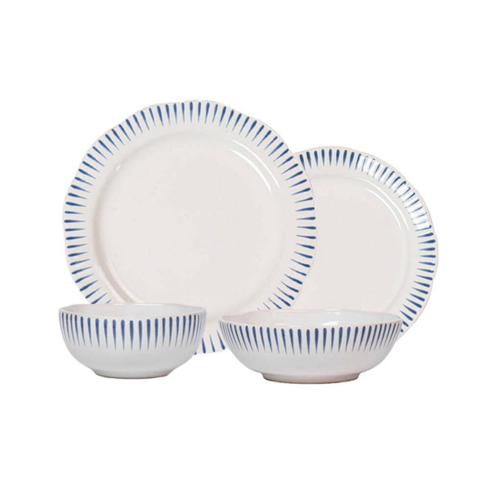 Sitio Stripe 4 Piece Place Setting by Juliska