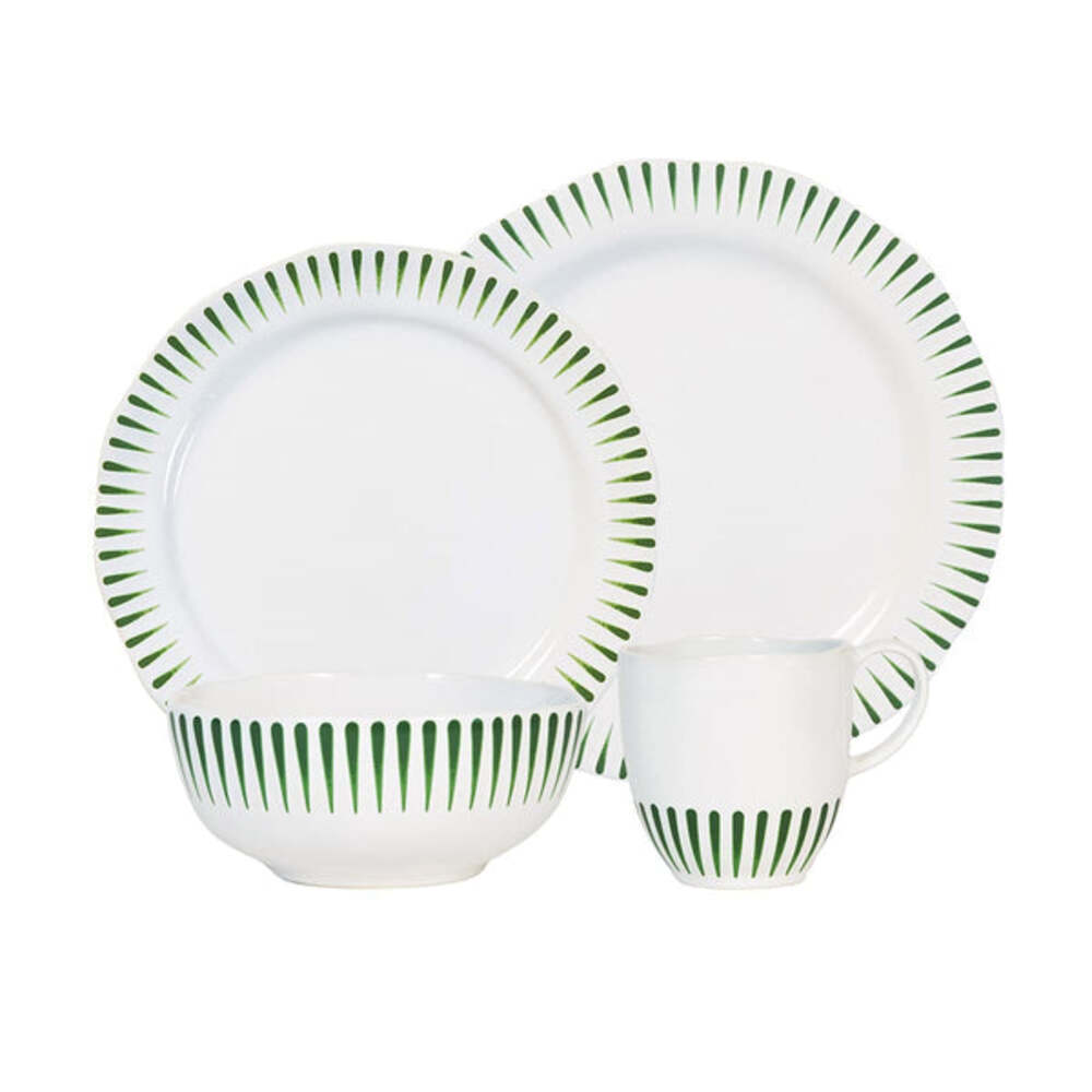 Sitio Stripe 4 Piece Place Setting by Juliska Additional Image-10