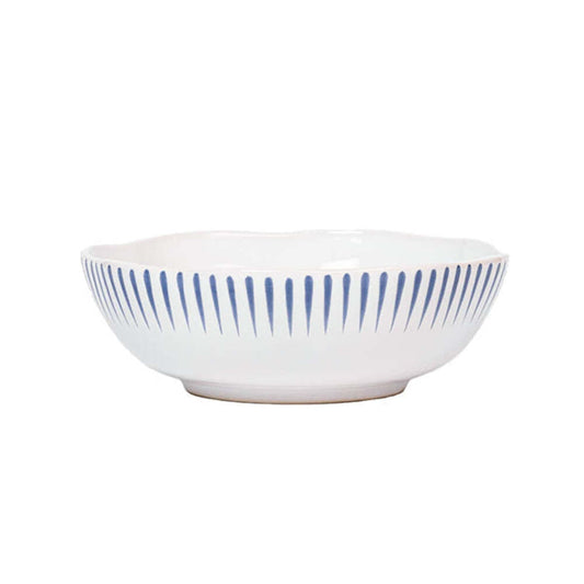 Sitio Stripe Coupe Bowl - Delft Blue by Juliska