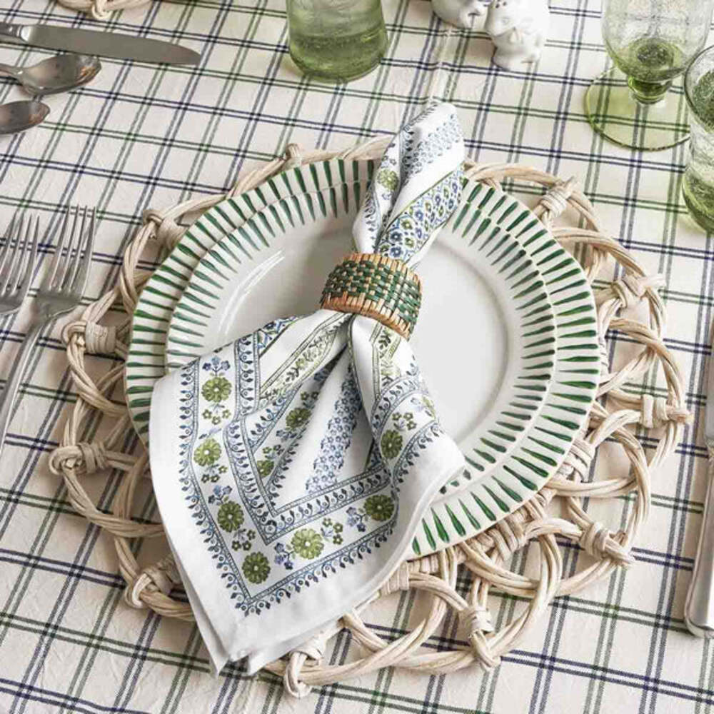 Sitio Stripe Dinner Plate by Juliska Additional Image-2