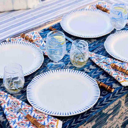 Sitio Stripe Dinner Plate by Juliska Additional Image-6