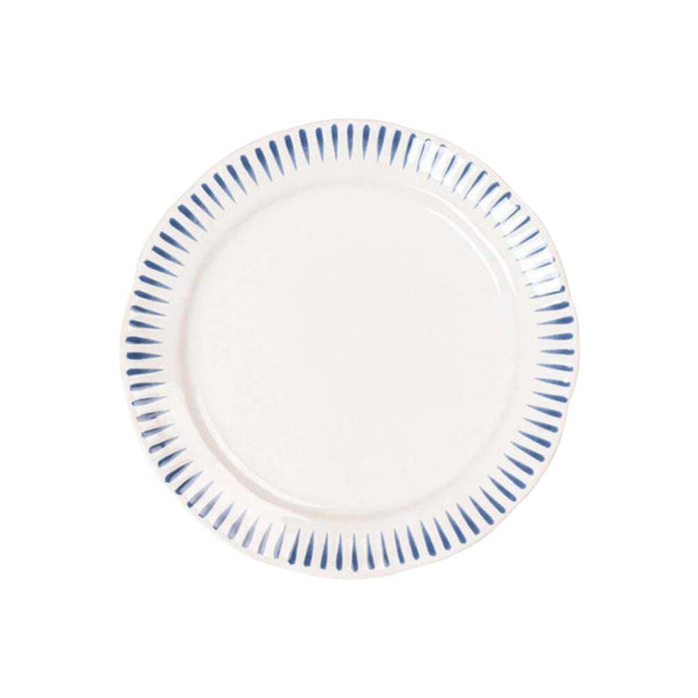 Sitio Stripe Side/Cocktail Plate - Delft Blue by Juliska