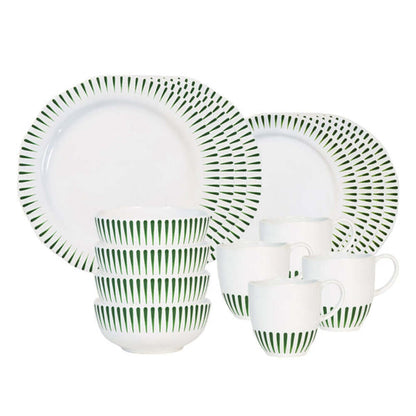 Sitio Stripe 16 Piece Place Setting by Juliska