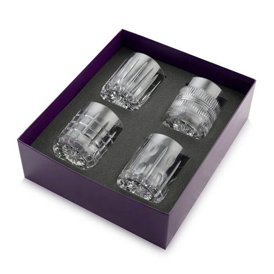 Skye Box of 4 Whisky Tumblers by William Yeoward Crystal