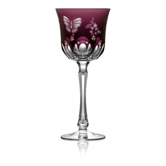 Springtime Amethyst Water Glass by Varga Crystal