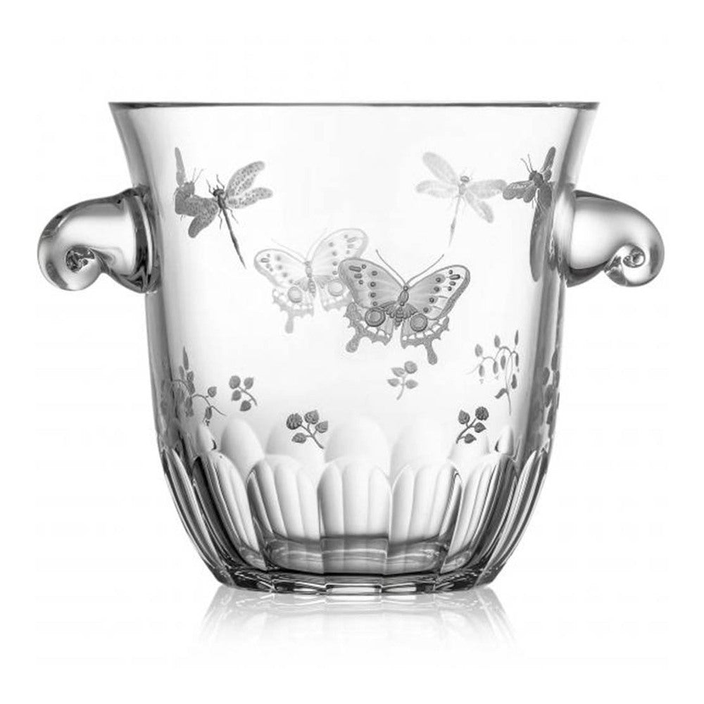 Springtime Clear Champagne Bucket by Varga Crystal