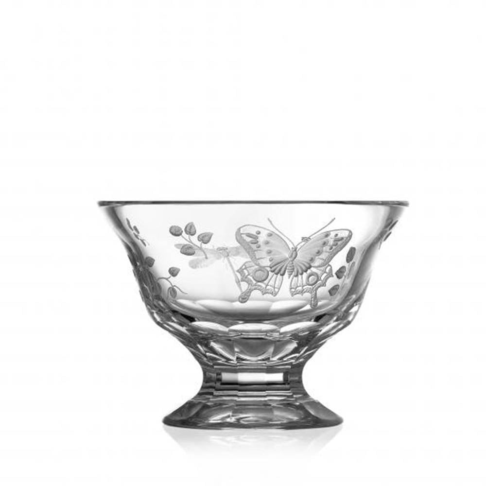 Springtime Clear Footed Bowl - 6" by Varga Crystal