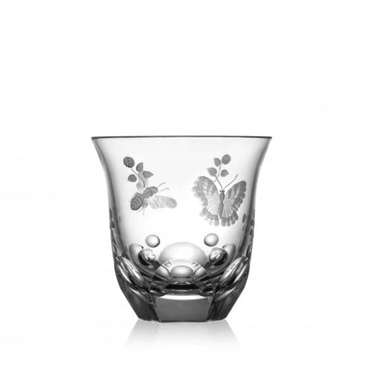 Springtime Clear Old Fashioned Glass - 160011H by Varga Crystal