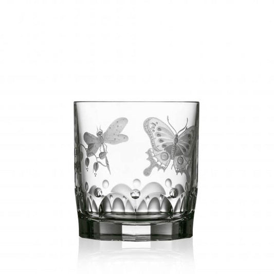 Springtime Clear Old Fashioned Glass by Varga Crystal