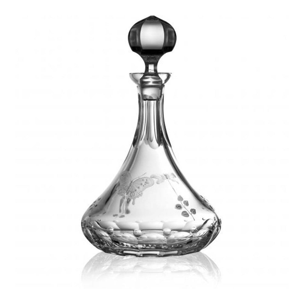 Springtime Clear Ships Decanter 1,0 Liter by Varga Crystal