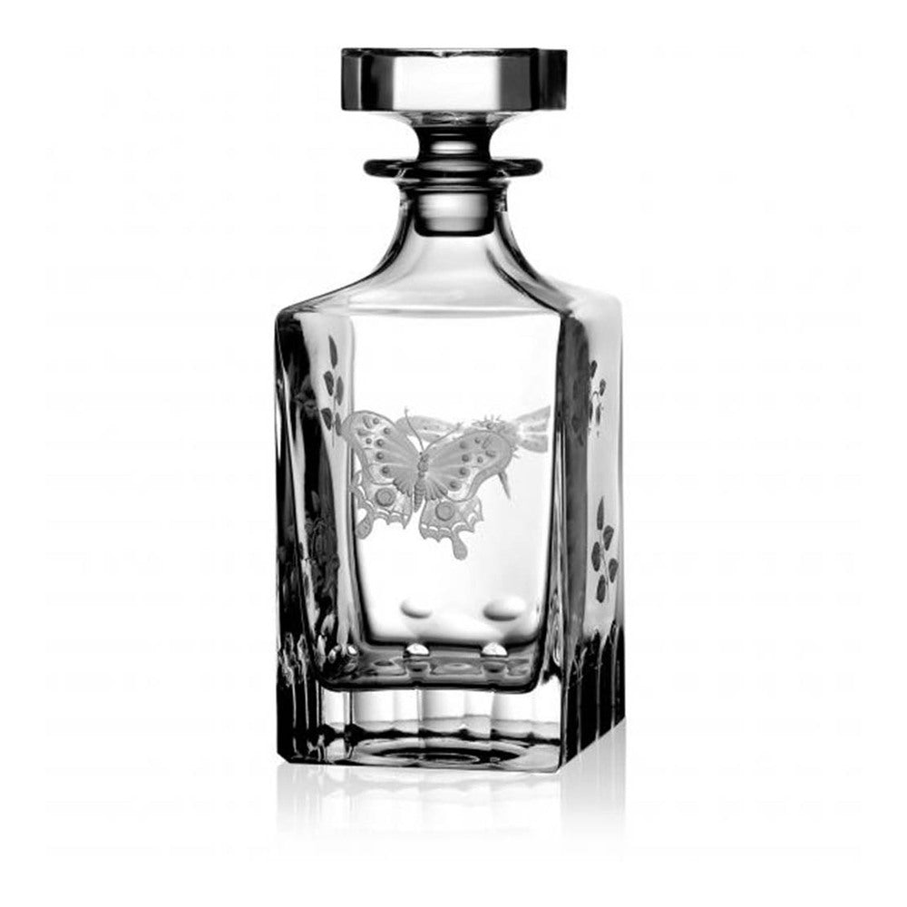 Springtime Clear Whiskey Decanter - 0.75 Liter by Varga Crystal