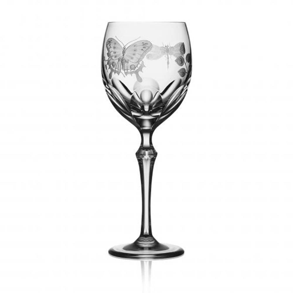 Springtime Clear Wine Glass by Varga Crystal