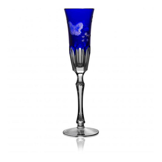 Springtime Cobalt Flute by Varga Crystal