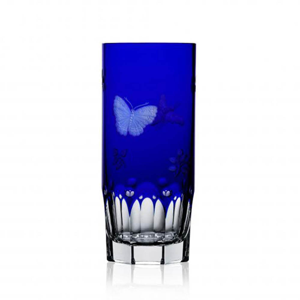 Springtime Cobalt Highball by Varga Crystal