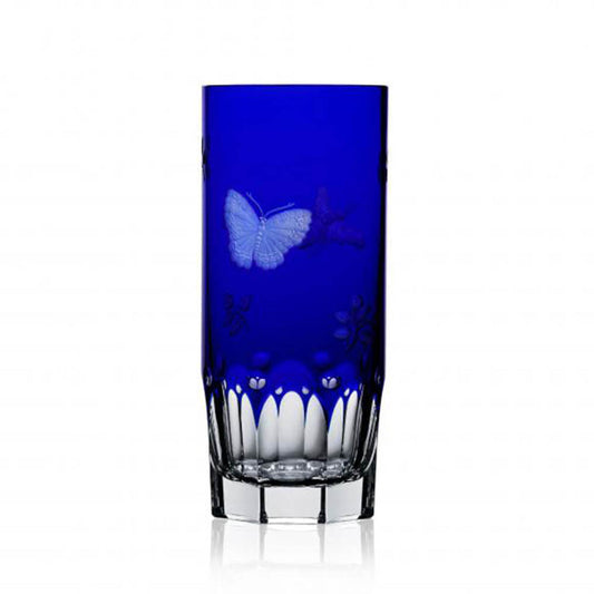 Springtime Cobalt Highball by Varga Crystal