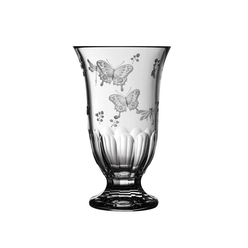 Springtime Footed Vase (12") by Varga Crystal