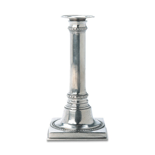 Square Based Candlestick by Match Pewter