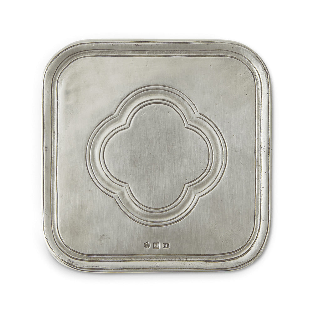 Square Bottle Coaster by Match Pewter