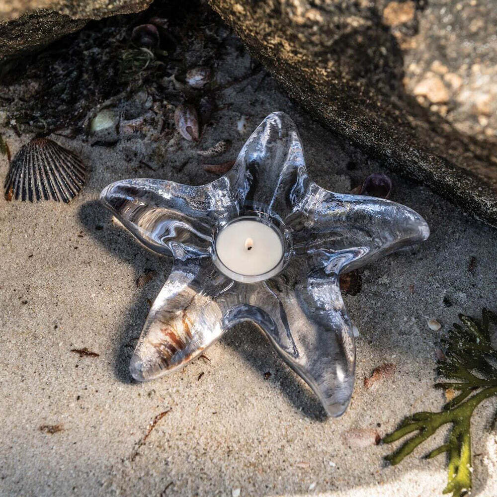 Starfish Tealight by Simon Pearce Additional Image-5