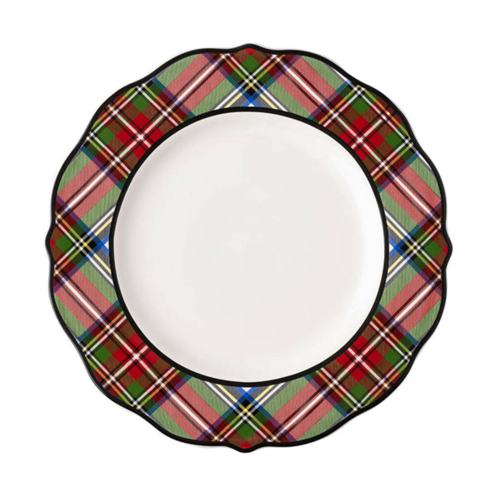 Stewart Tartan Dinner Plate by Juliska