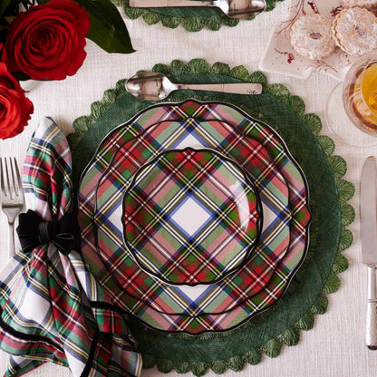 Stewart Tartan Dinner Plate by Juliska Additional Image-2