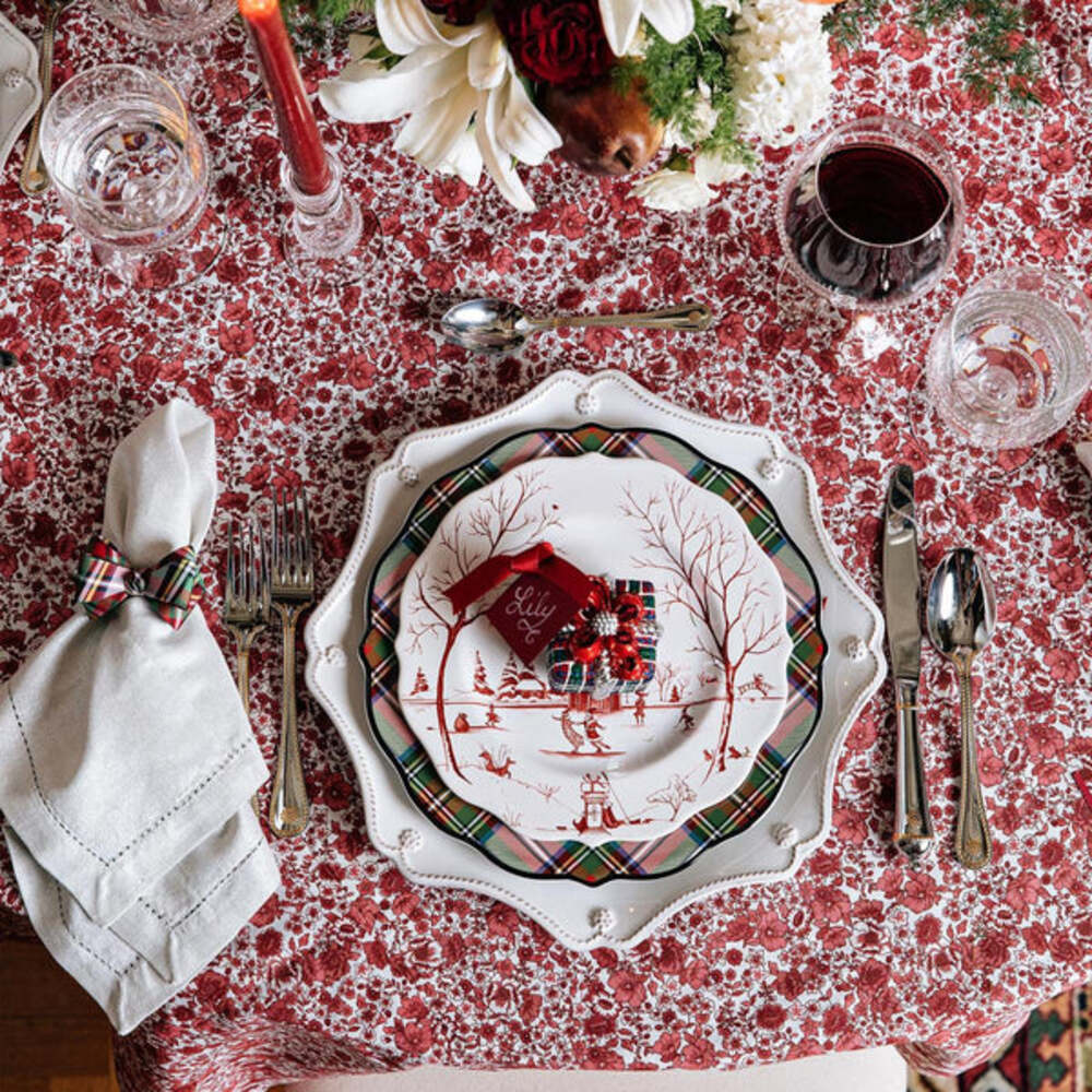 Stewart Tartan Dinner Plate by Juliska Additional Image-5