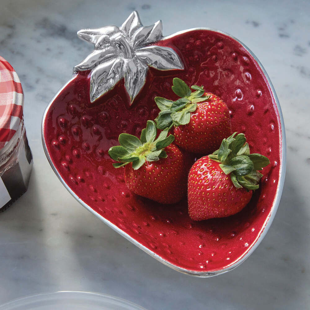 Strawberry Sauce Dish by Mariposa Additional Image-2