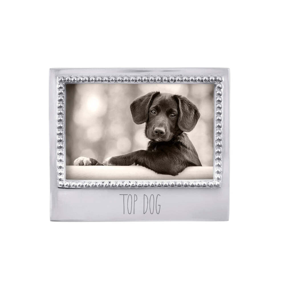 Top Dog Beaded 4X6 Frame by Mariposa