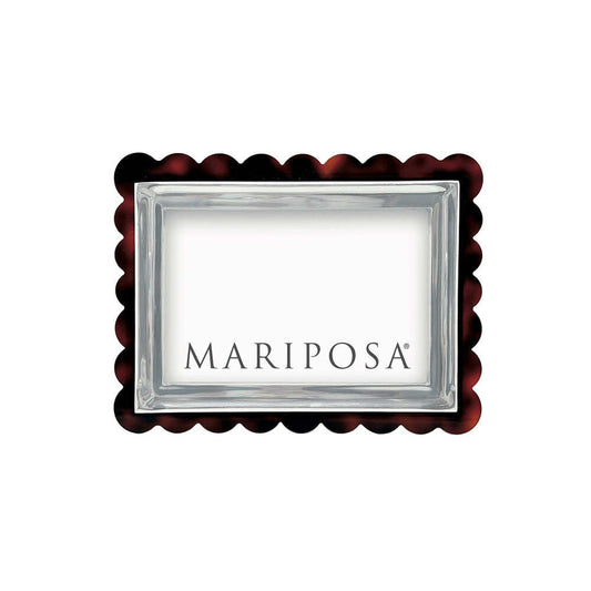 Tortoise Scallop Signature 4X6 Frame by Mariposa