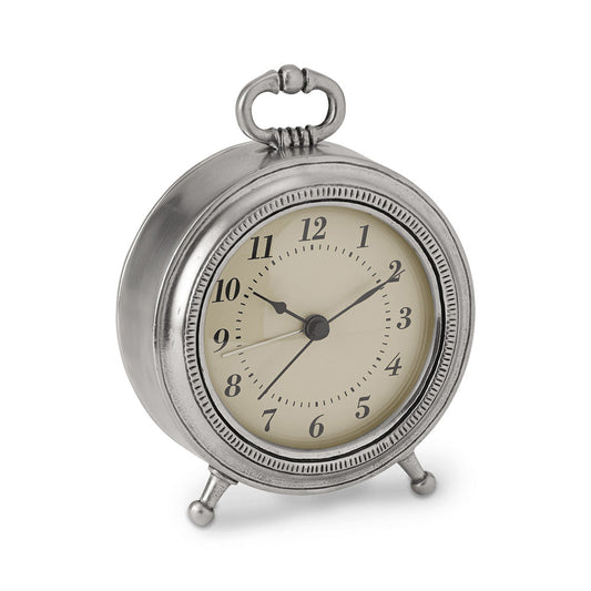 Toscana Alarm Clock by Match Pewter