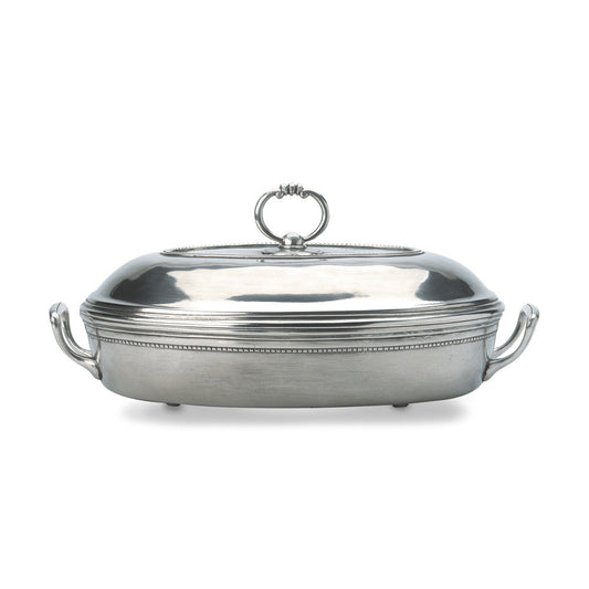 Toscana Pyrex Casserole Dish with Lid by Match Pewter
