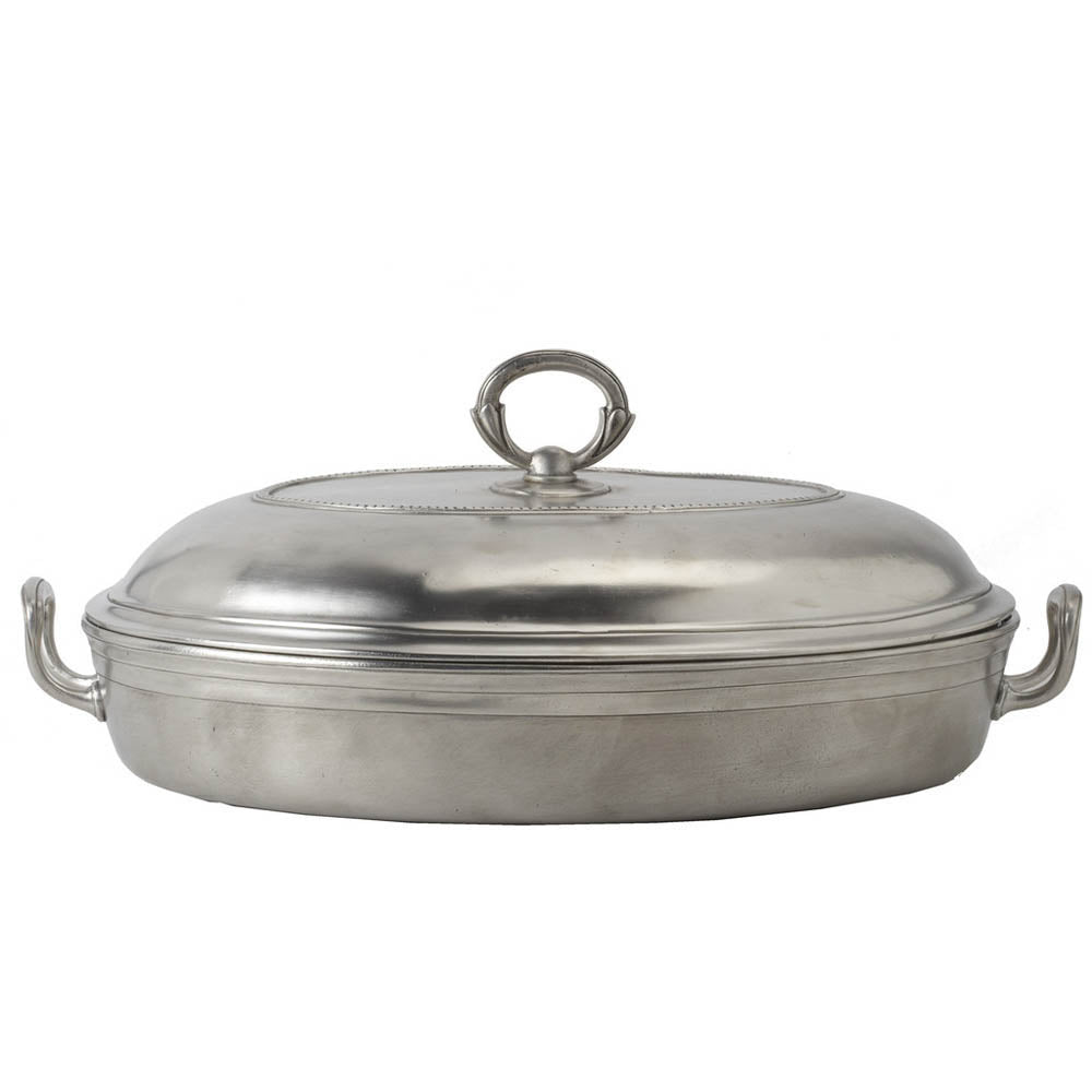 Toscana Pyrex Large Casserole Dish with Lid by Match Pewter