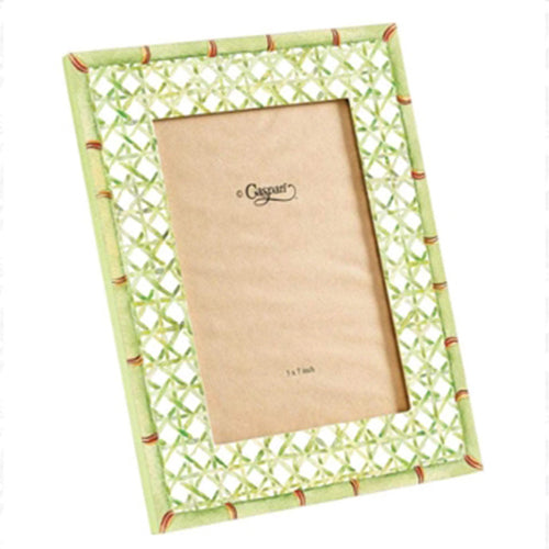 Trellis Green Lacquer 5x7 Frame by Caspari