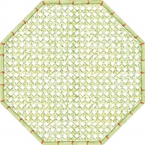 Trellis Green Lacquer Placemat by Caspari