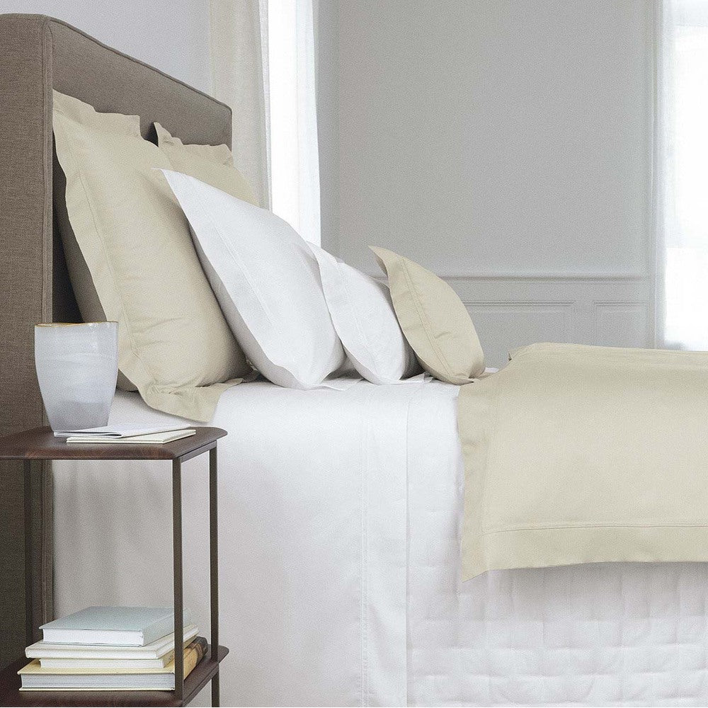 Triomphe Quilted Coverlet King White by Yves Delorme