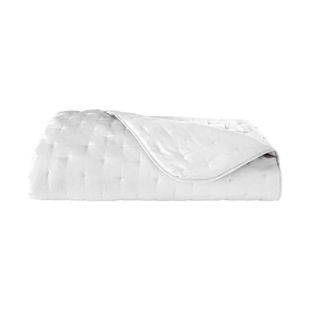 Triomphe Quilted Coverlet King White by Yves Delorme