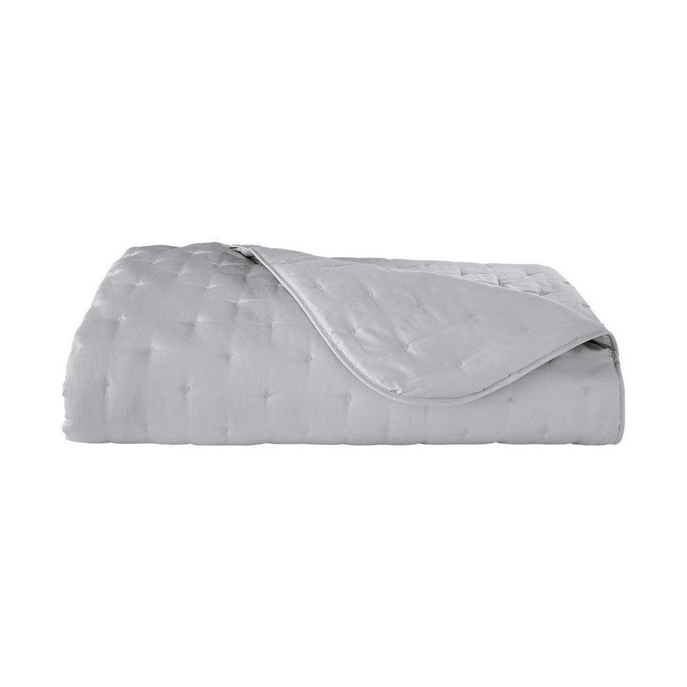 Triomphe Quilted Coverlet King White by Yves Delorme