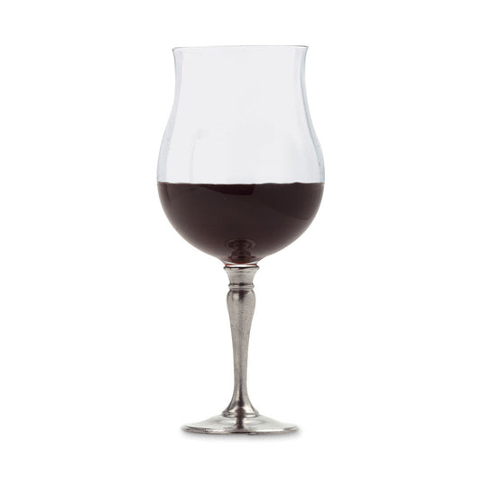 Tulip Red Wine Glass by Match Pewter