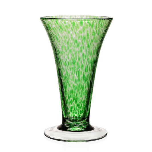 Vanessa Forest Green 9" Vase by William Yeoward Crystal