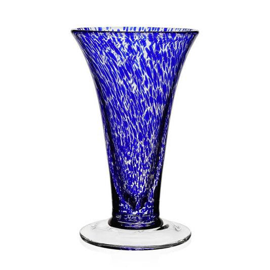 Vanessa Sicilian Blue 9" Vase by William Yeoward Crystal