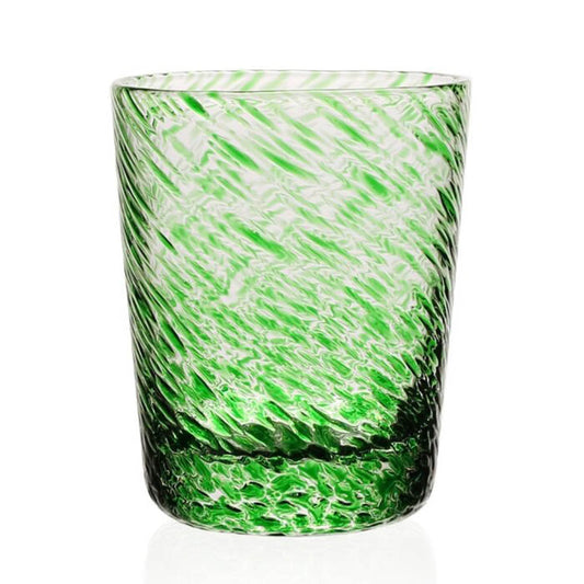Vanessa Tumbler Old Fashioned Forest Green by William Yeoward Crystal