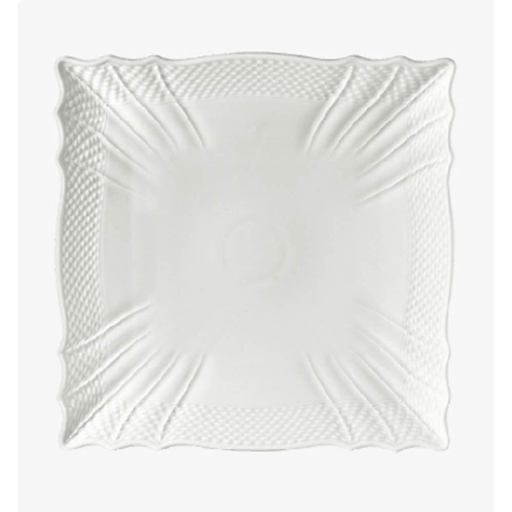 Vecchio Bianco Large Square Plate by Richard Ginori