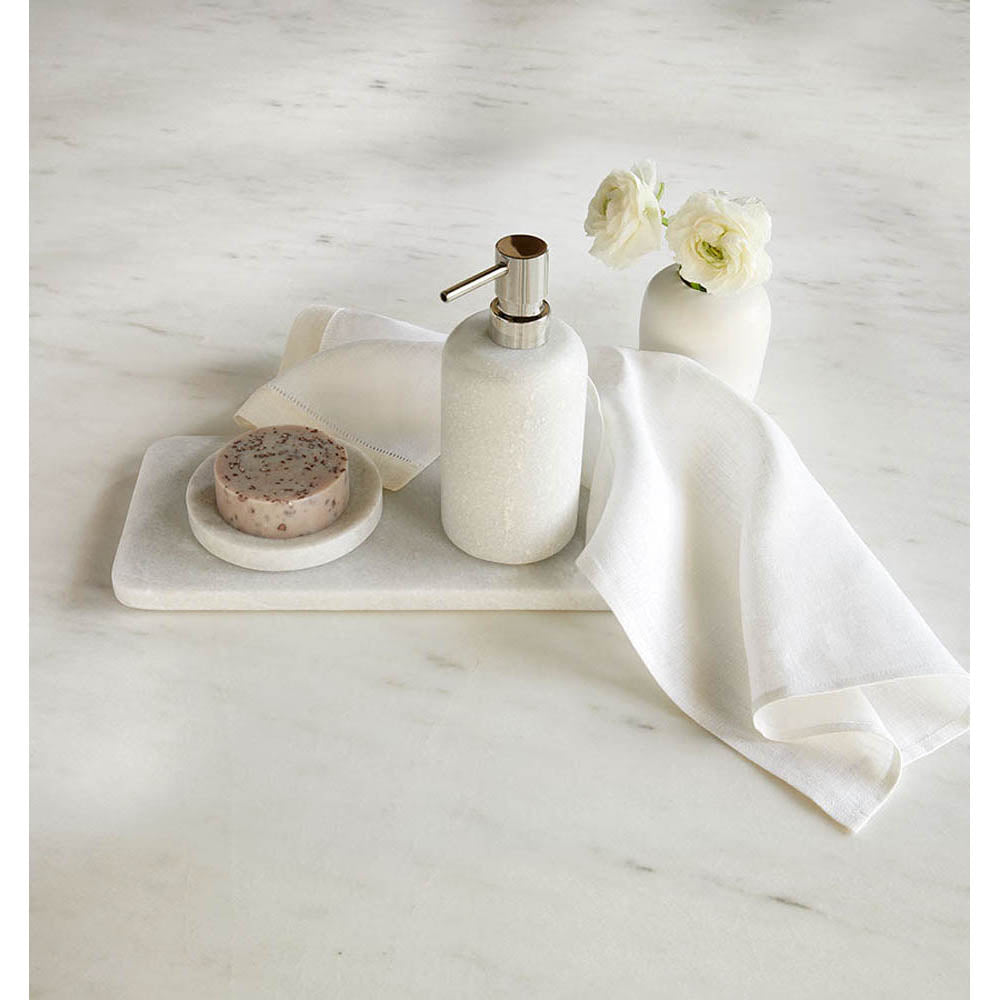 Velina Marble Soap Dish by SFERRA Additional Image - 2