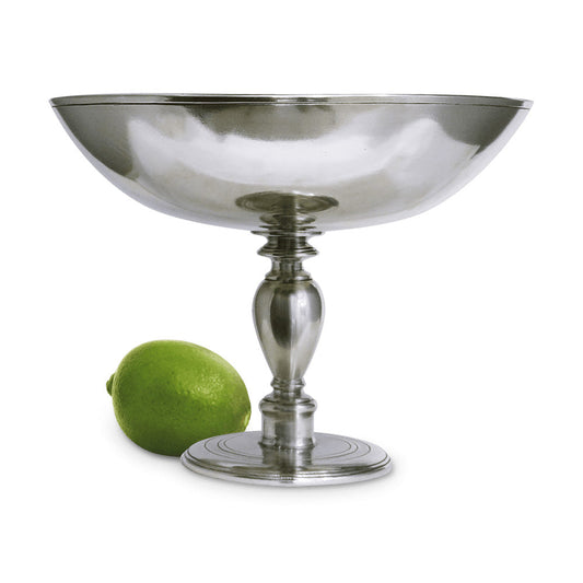 Venezia Pedestal Bowl by Match Pewter