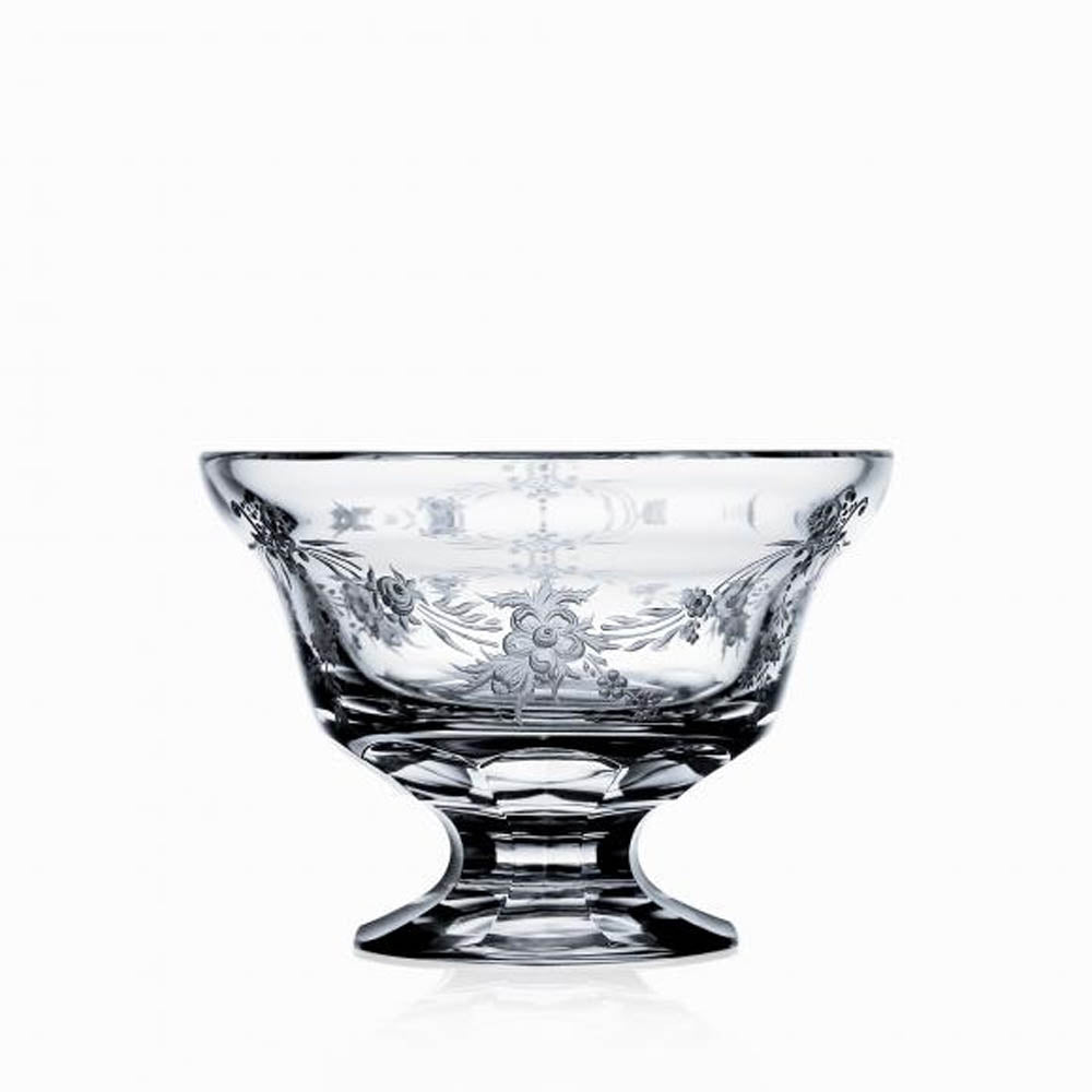 Versailles Clear Footed 6" Bowl by Varga Crystal