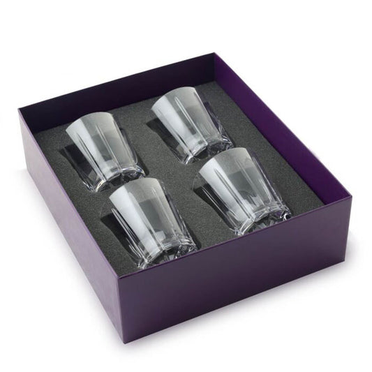 Vesper Box of X4 Whisky Tumblers Conical by William Yeoward